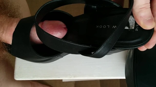 Fucking and cumming black new look platform wedges