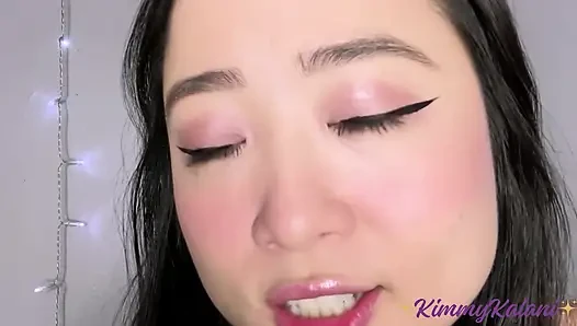 Yüzüme boşalmanı istiyorum -asmr 31 talimatı- kimmy kalani