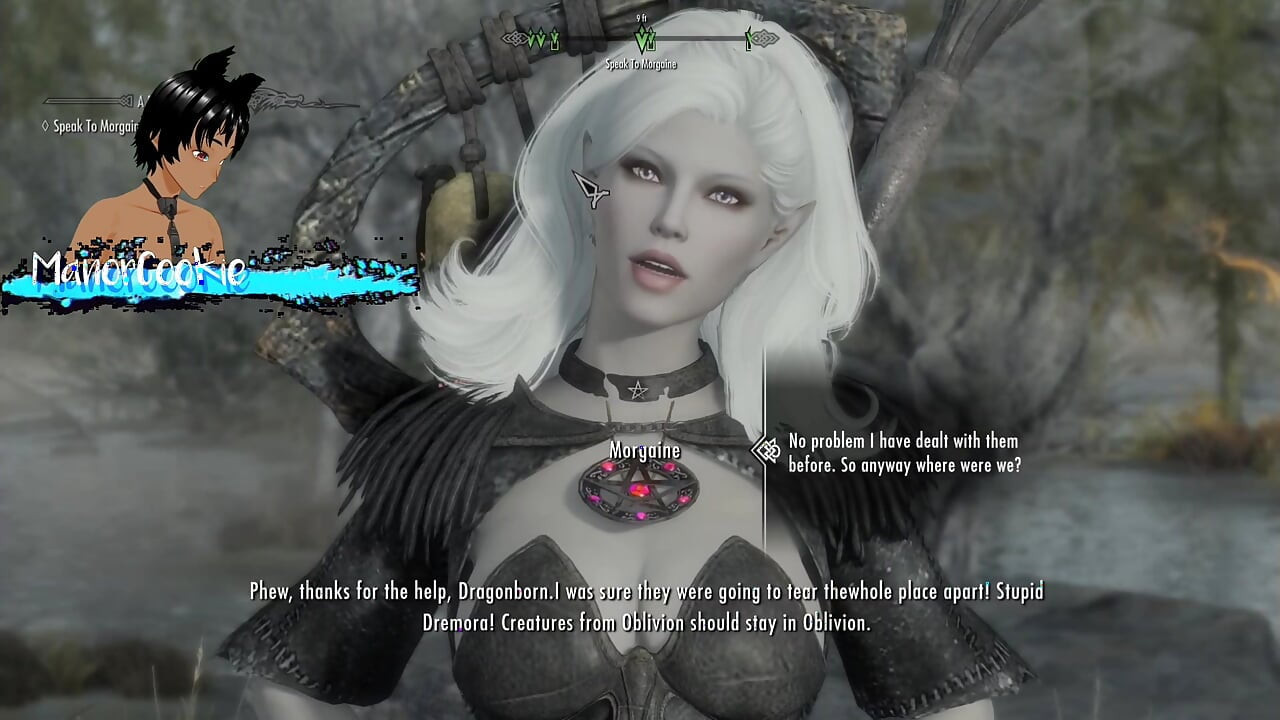 Skyrim B e L mod - Encontrando Morgaine e ajudando nossas necessidades sexuais