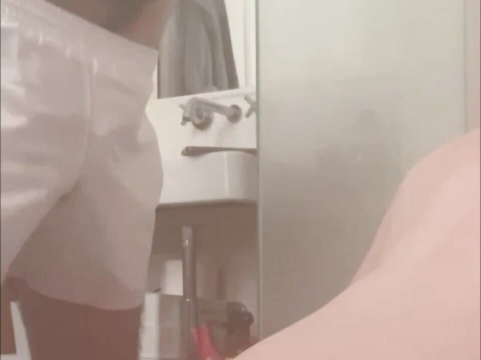 Straight Curious Boy Gets Pissed on by His Uncut Twink Roommate