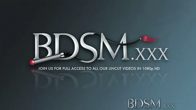 BDSM XXX Slave boy in metal stocks as he receives anal