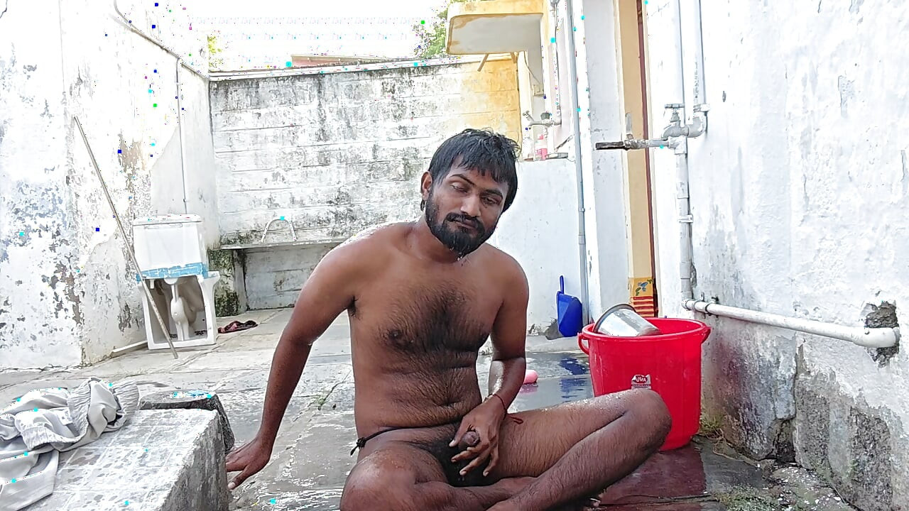 XHard - Outside Bathing Video Kumbha Manoj Kumar