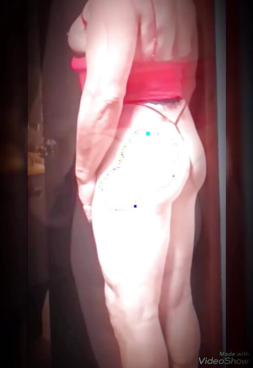 The challenging task for a mature crossdresser to look beautiful for a date.