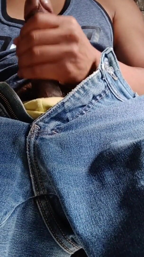 Solo guy moaning hard while stroking – full pleasure session | Clip 1