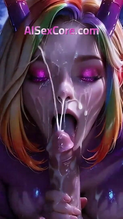 Pixie moans soft in mushroom mist then creamy facials shower her fairy cheeks with magic (AI) | Clip 2