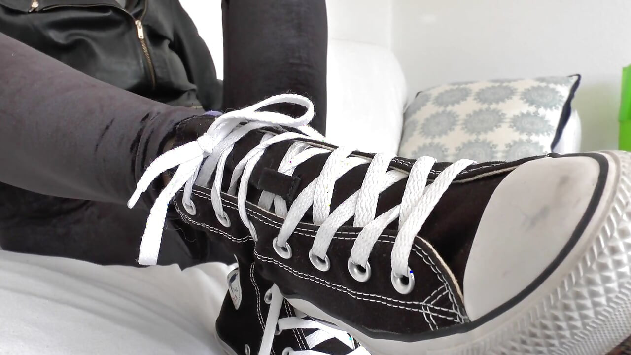 Vacuum Dusty Sneakers and Then Cum on Them! POV, JOI, Lady Victoria Valente