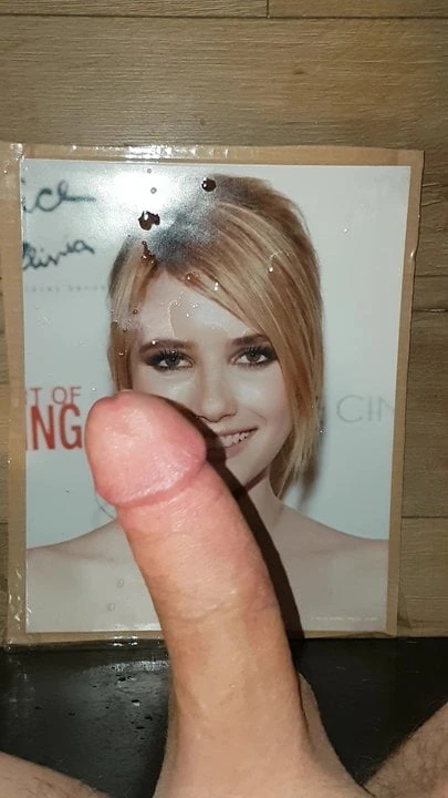 Emma Roberts Cum Tribute #4