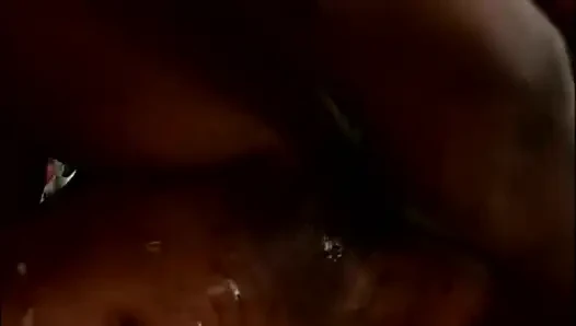 Ebony MILF Dripping Cum in Intense Group Orgy