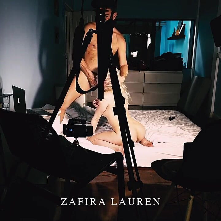 Detrás de escena con la modelo Faphouse Zafira Lauren