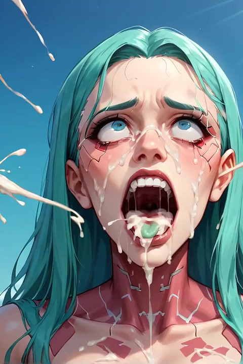 ビーチサイド・ダブルディルドミルクスカーティング・ブリス!