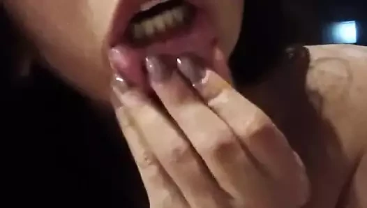 When daddy's away! Home alone and horny.