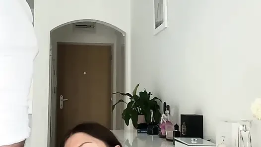 Standing Fuck and Huge Cumshot for Gina Gerson Part 2