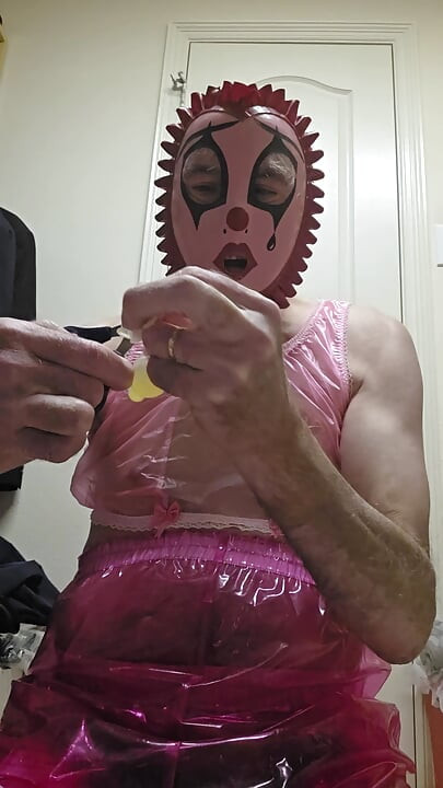 Sissy Diana - clovn de plastic sissy cumssy