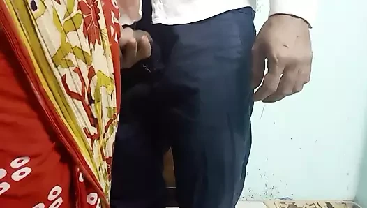 Bengalce ses ile arkadaşının karısı ile hızlı seks
