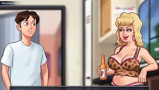 Alle xxx Szenen mit meiner freundin stiefmutter kristall in Summertime Saga