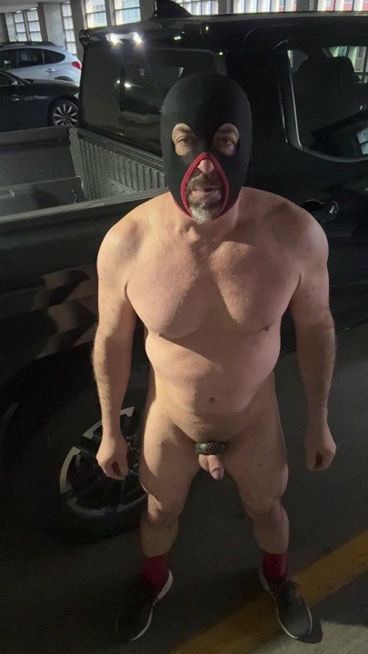 In parking garage
