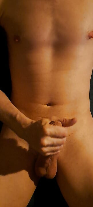Looking down on me as I stroke, do you want to join in?