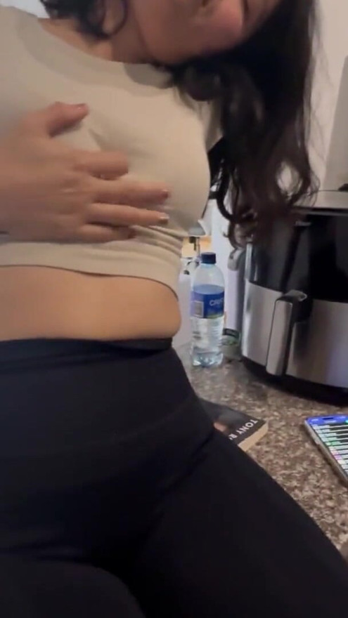 My lesbian ex-girlfriend dares me to masturbate in front of her and I have a squirt | Clip 1