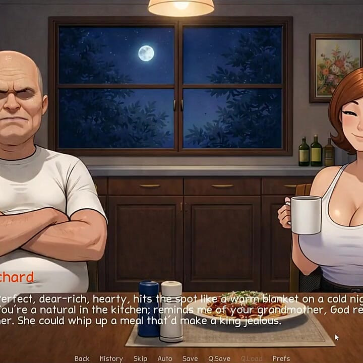 Grandpa Lesson Taboo Hentai Game Ep.3 He Dick Slap His Grandson Wife!