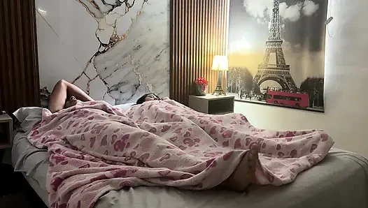 Do You Mind if I Stay? I Have a Hard Fuck with My Latina Stepsister After Asking Me to Spend the Night in My Room