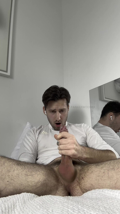 Iconic moment from "Selfsucking College Boy Goons As He Cums In His Mouth"