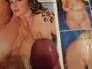 Mehr Sperma für diese riesige Titten-Porno-Mag-Schlampe