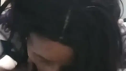 Hot 18 year school black black slut stepdaughter sucks daddies white cock