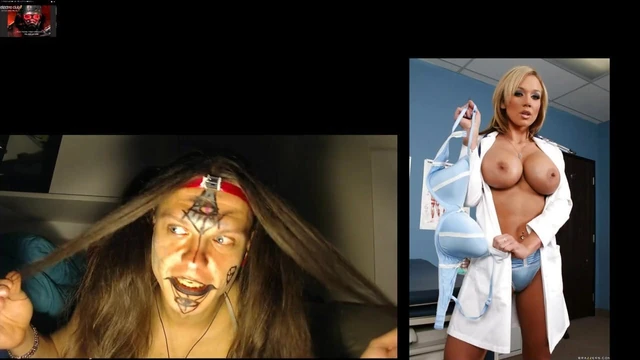 Dark, weird Illuminati Make up - being silly for show