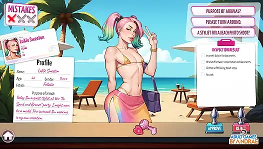 Ep2: Day 2: Beach Activities - Futa Zone Lewd Control