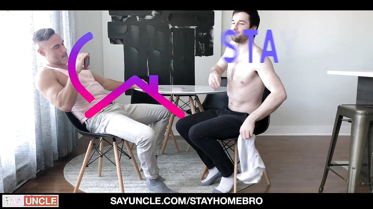Horny twink bounces on thick cock