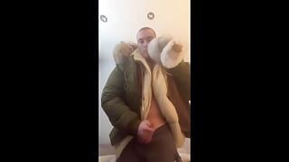 Furs try on and wanking in furs