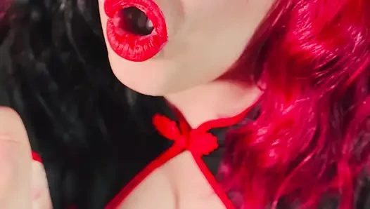 Miss Tina Snua Would Love To Smoke With You - Smoking A Cork cigarette With Match Light Up