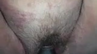 Hairy wet white bbw pussy