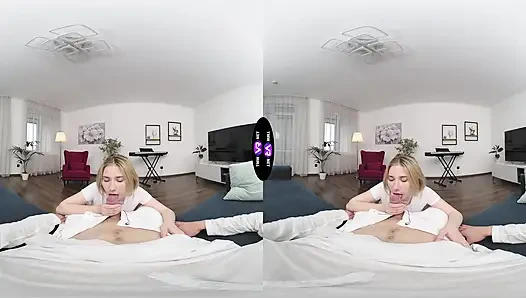 Distracted BF? Mila Shuts Him Up with a Rough BJ - TeenMegaWorld