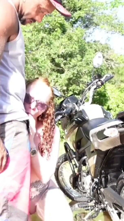 Blonde Girl Gets Her Ass Fucked Twice By A Guy Who Helped Her Wash Her Motorcycle In The Creek | Clip 3