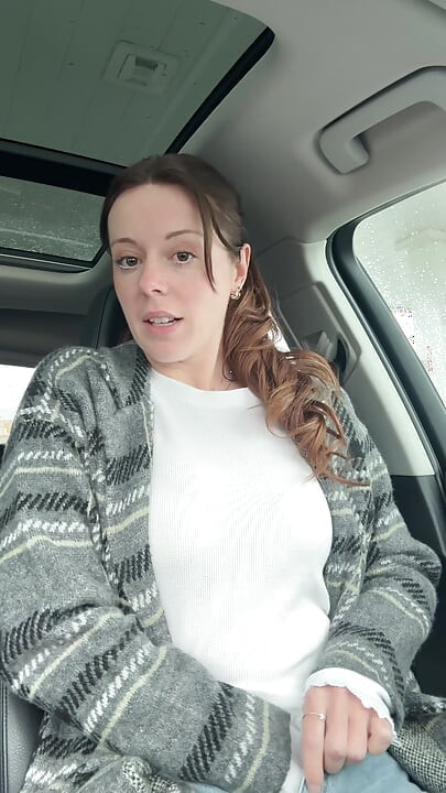 Trying Not to Cum Too Loud While I Pump My Gas