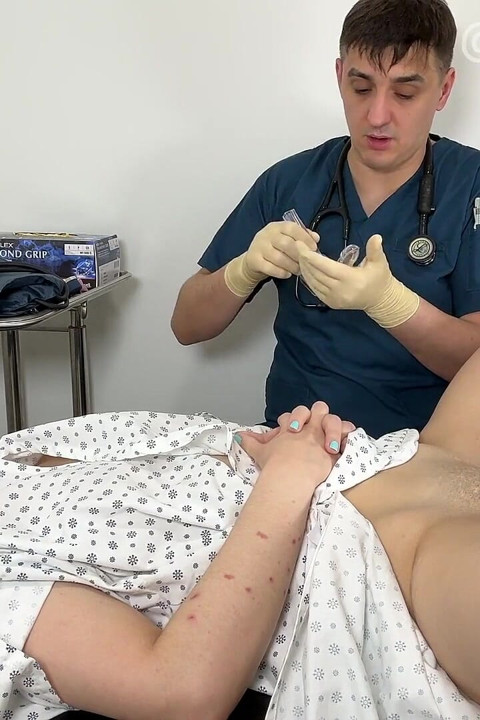 Nurse Bunny Gets a Gyno Exam Multi Angle