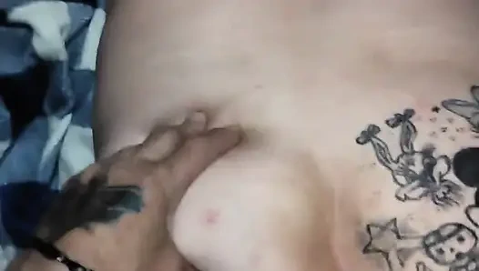 Satin Lives It on Her Belly