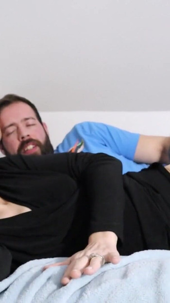 Key moment from "Boy sneaks into my friends bed - Leaving her creampied"