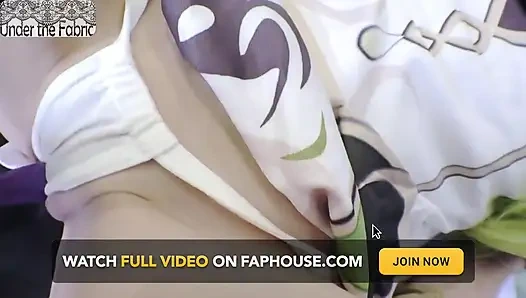 İnce güzelin ilk çıkışı - yeni bir cosplayer'ın ilk Nahida'dan ilham alan fantezi gecesi