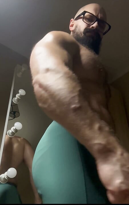 Stretching Sweather Pants Bounce Muscle
