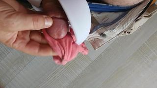 Wank on young cousin  dirty panty and bra