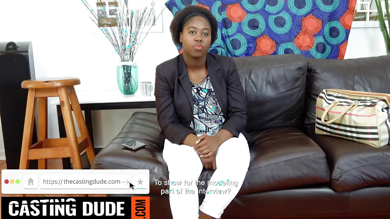 I ended up FACE FUCKING this BLACK amateur who walked in with her CV and her best dress
