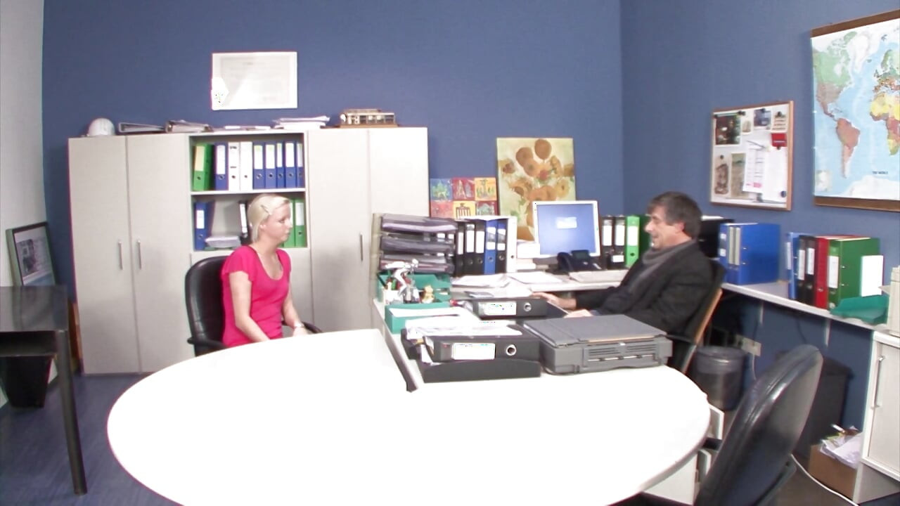 Teen Trainee Fucked by the Boss!