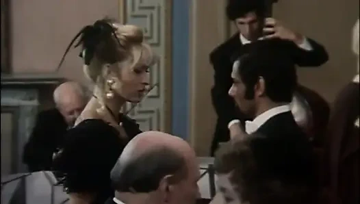 Beautiful blonde cock sucking pussy fucking in the castle