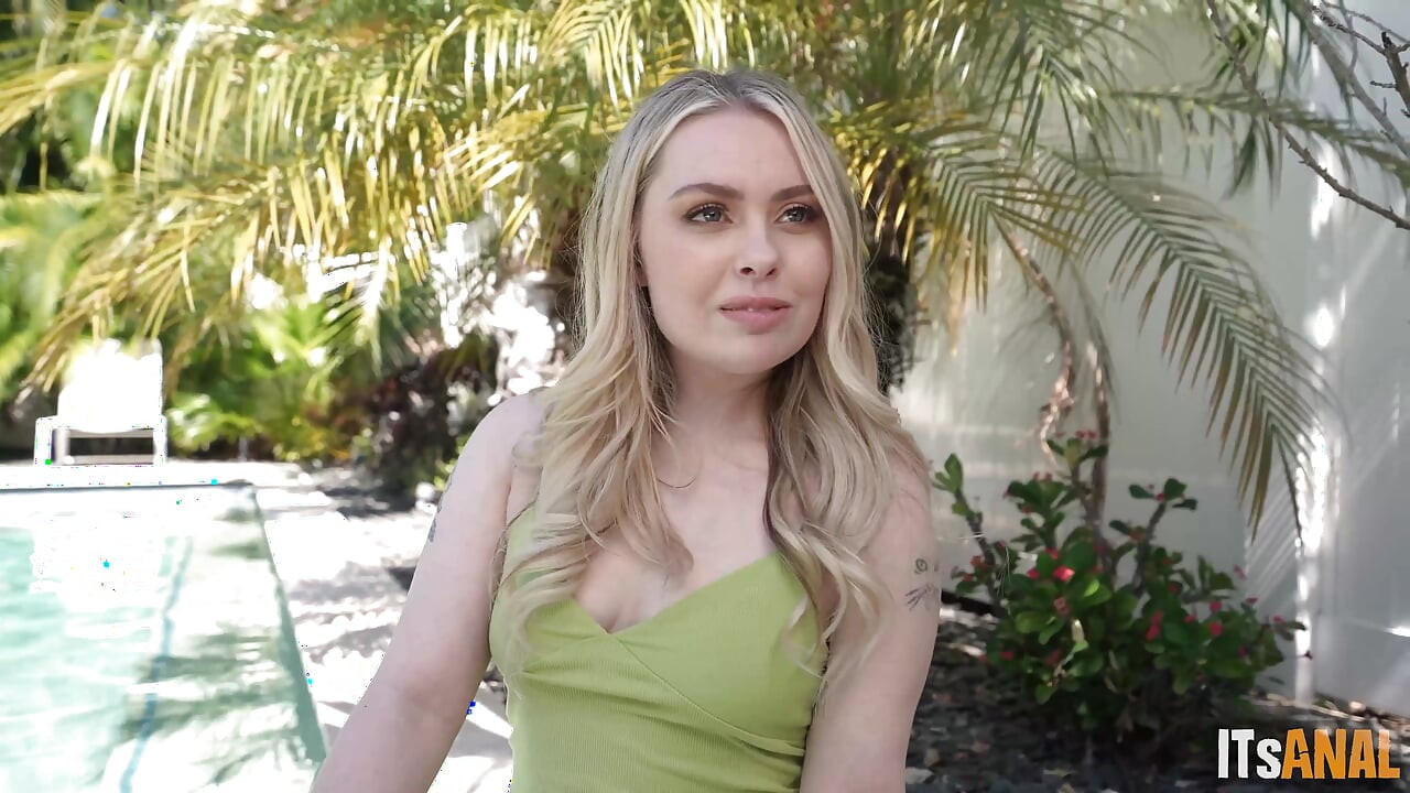 Petite, Blonde & She Loves Anal!