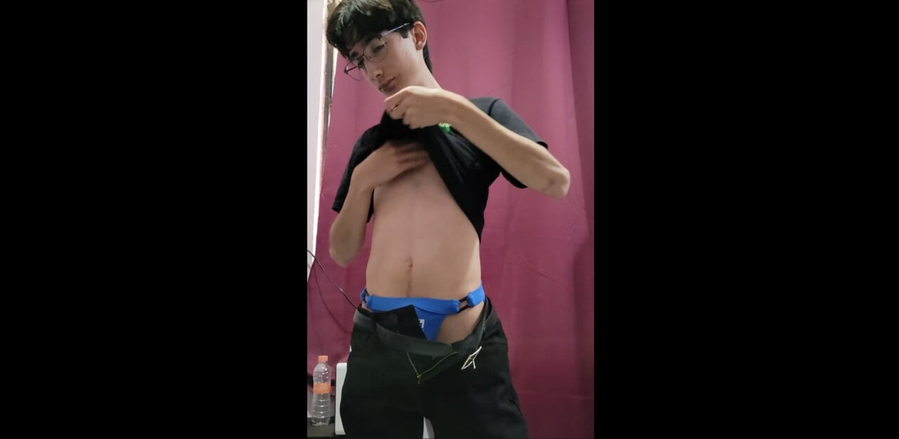 I jerk off in my room and cum a lot.