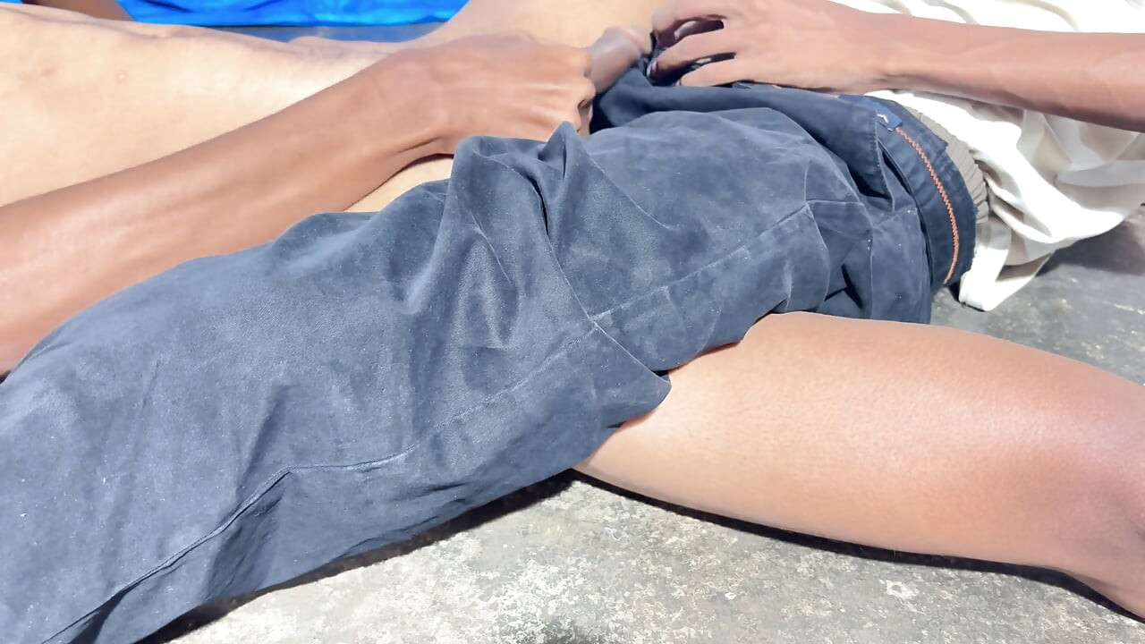 Letting his tight hole Sit on my Cock