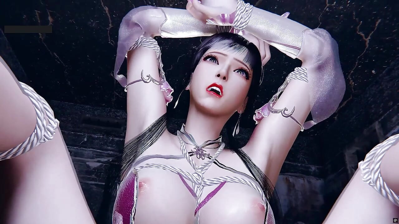 Zakrzywiony w kod: Hentai syrena 3D - animacja 3D