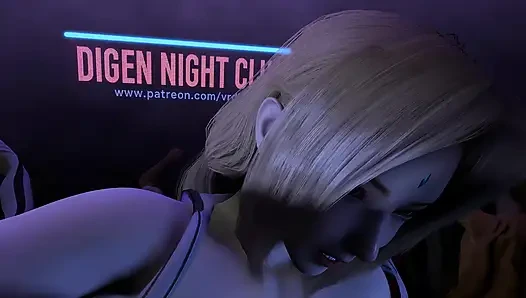 Cos tsunade di klub malam